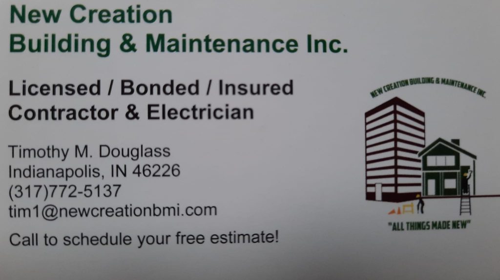 New Creation Building & Maintenance Inc.