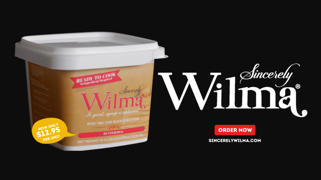 Sincerely Wilma Pancake and Waffle Batter